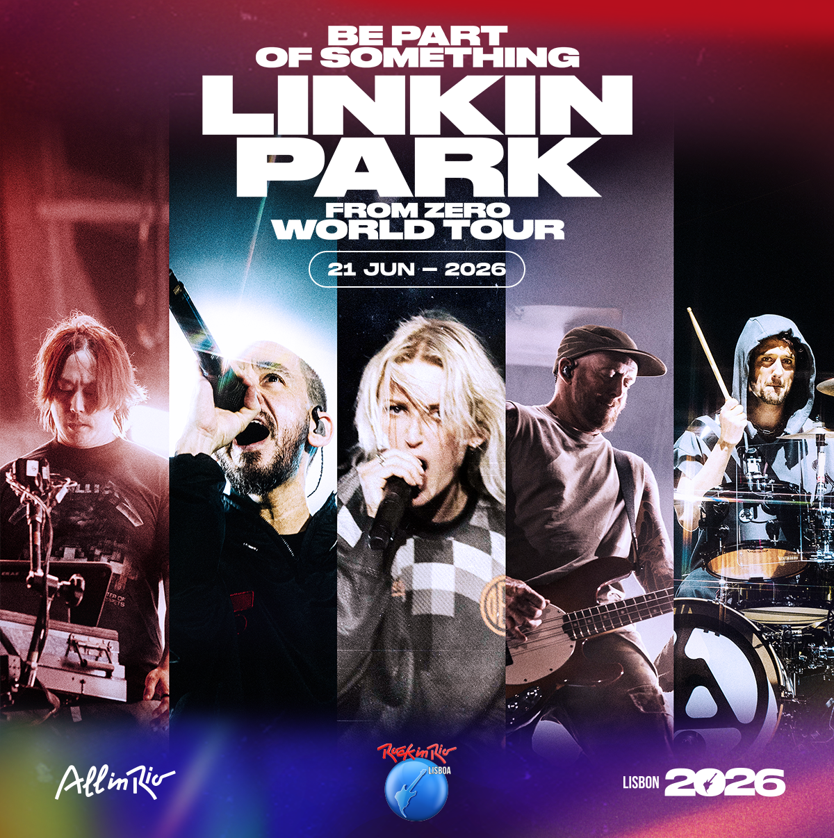 Linkin Park - From Zero Tour - Stade Groupama, Lyon - Mardi 16 juin 2026 à 20h